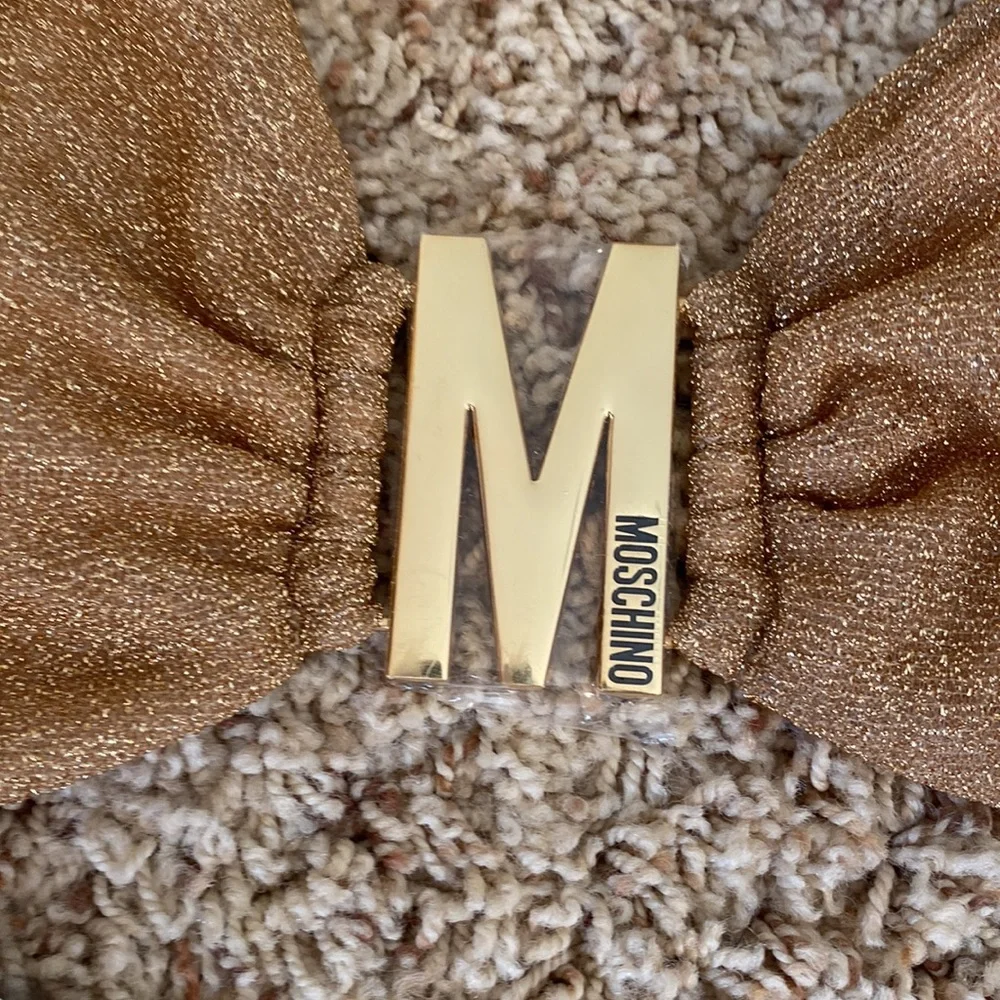 Moschino Metallic Gold Bikini - Picture 3 of 11